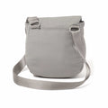 baggallini Swift Flap Mini Crossbody Bag Silver Sand