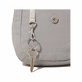 baggallini Swift Flap Mini Crossbody Bag Silver Sand