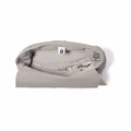 baggallini Swift Flap Mini Crossbody Bag Silver Sand