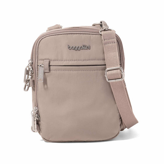 baggallini Securtex Anti-Theft Mini Everything Crossbody Bag Moonrock