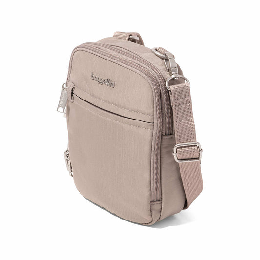 baggallini Securtex Anti-Theft Mini Everything Crossbody Bag Moonrock