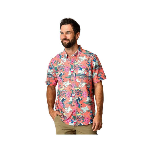 AFTCO Men's Boatbar Button Down Shirt