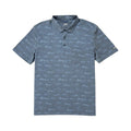 AFTCO Men's Qualifier Printed Performance Polo Shirt