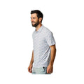 AFTCO Men's Boatbar Printed Performance Polo Shirt