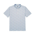 AFTCO Men's Boatbar Printed Performance Polo Shirt