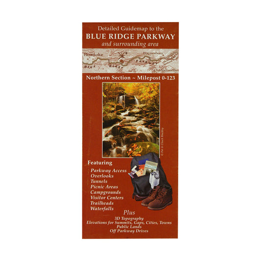 Blue Ridge Parkway Guidemap - Northern Section