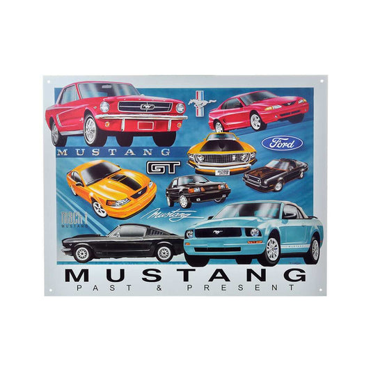 Ford Mustang Chronology Tin Sign