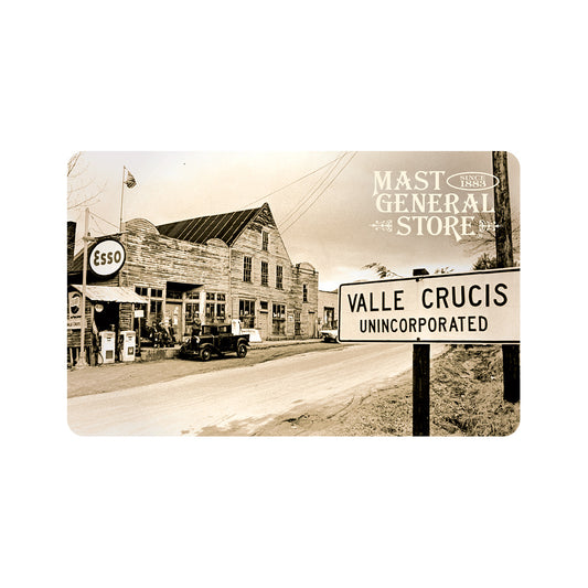 Gift Card With Old Store Graphic