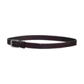 Mast General Store Men's Stitched Leather Belt with Double Loop Brown