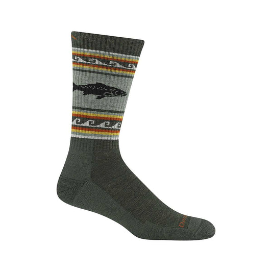Darn Tough Men's Vangrizzle Trout Boot Midweight Hiking Socks