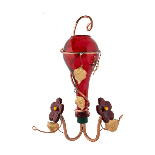 Ruby Red Fountain Hummingbird Feeder