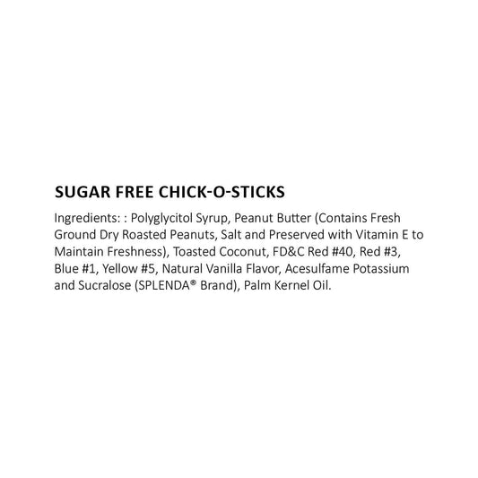 Atkinson Candy Sugar Free Chick-O-Sticks Candy - 1 lb.