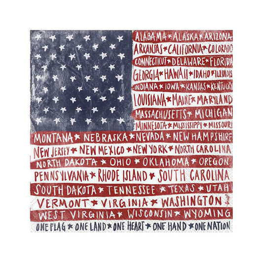Boston International One Flag One Nation Cocktail Napkins