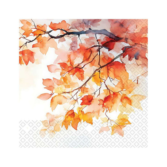 Boston International Inked Branches Cocktail Napkins