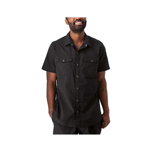 Old Ranch Men's Liam Pearl Snap Short Sleeve Printed Shirt