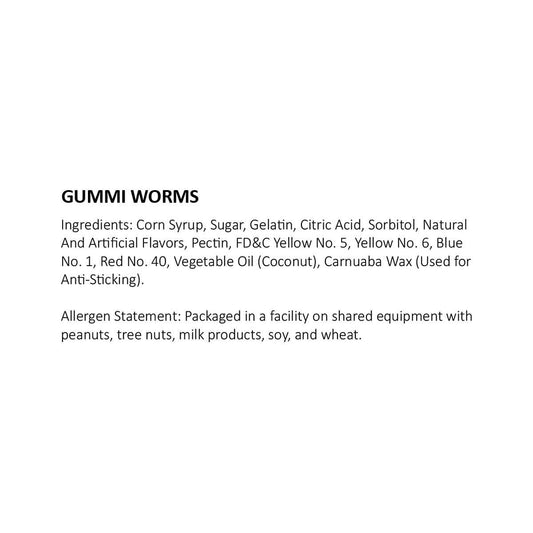 Albanese Gummie Fruit Worms Candy - 1 lb.