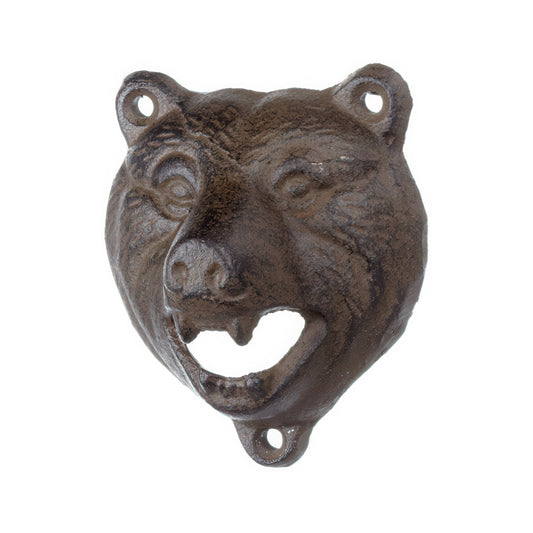 Ganz Bear Head Wall Mounted Bottle Opener