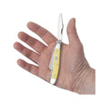 Yellow Synthetic Medium Stockman Knife