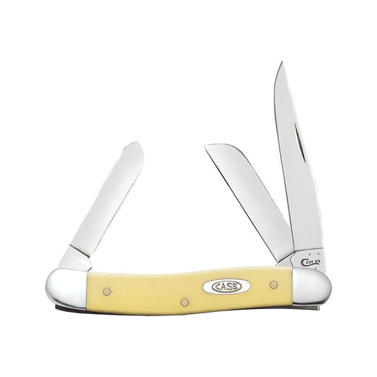 Yellow Synthetic Medium Stockman Knife