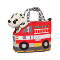 Douglas Cuddle Toy Pet Sak Fire Truck Dalmation Plush Toy