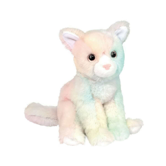 Douglas Cuddle Toys Mini Pixie Rainbow Cat Plush Toy