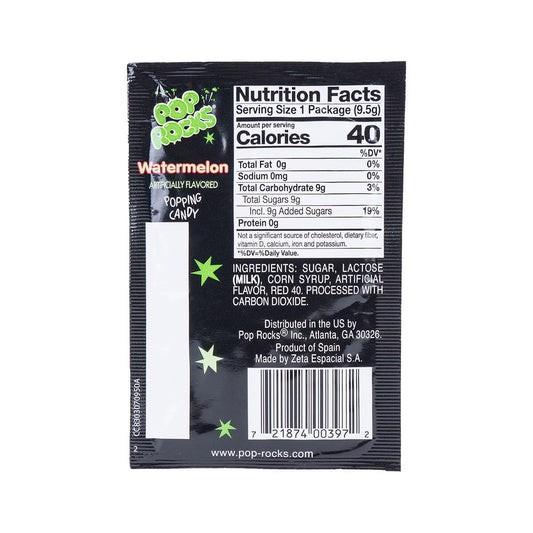 Watermelon Pop Rocks Candy