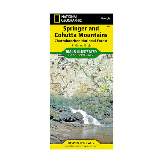 Springer and Cohutta Mountains Map
