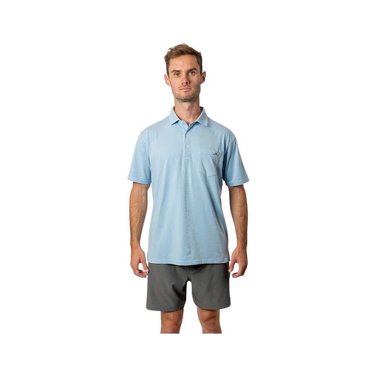 Beach & Barn Men's Road Trip Short Sleeve Polo Shirt