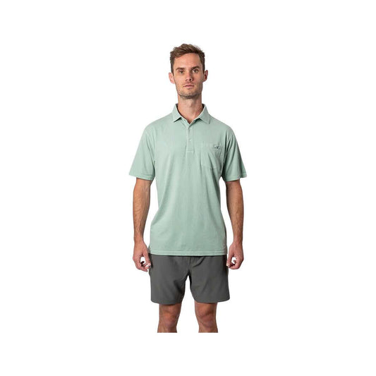 Beach & Barn Men's Road Trip Short Sleeve Polo Shirt