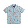 Beach & Barn Men's Flower & Fish Short Sleeve Sport Shirt