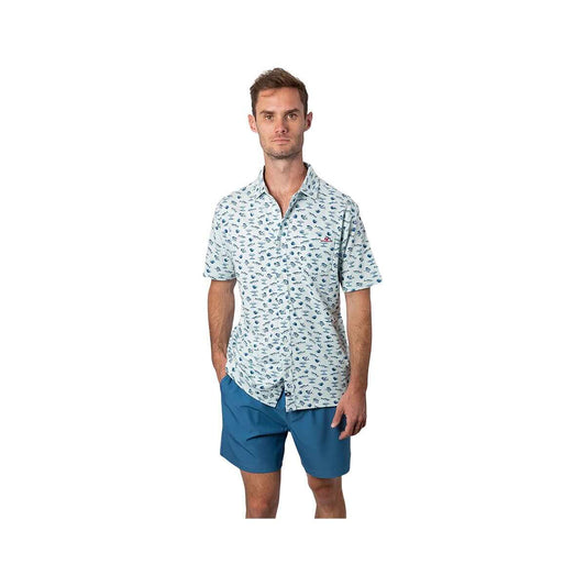 Beach & Barn Men's Rye Harvey Short Sleeve Sport Shirt