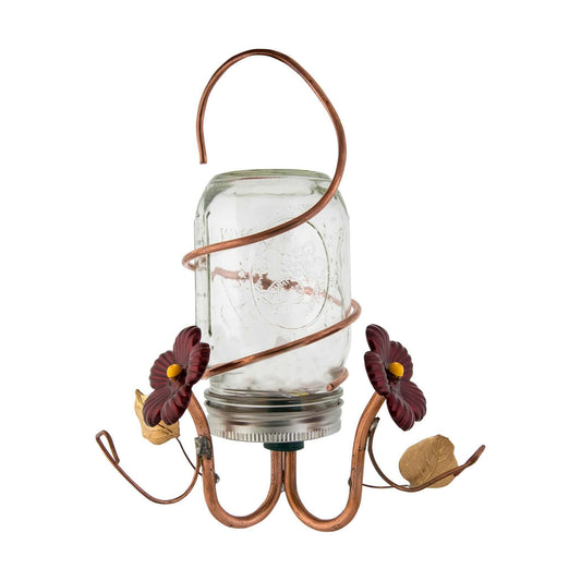 Canning Jar Hummingbird Feeder