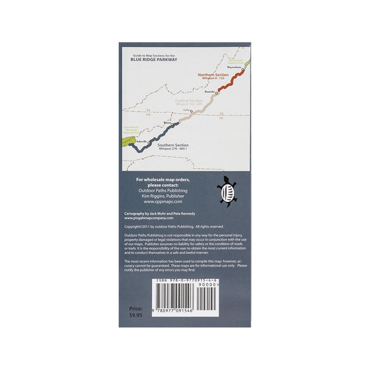 Blue Ridge Parkway Guidemap - Southern Section