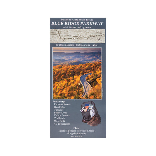 Blue Ridge Parkway Guidemap - Southern Section