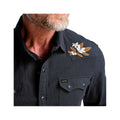 Howler Brothers Crosscut Deluxe Orange Blossoms Long Sleeve Snapshirt