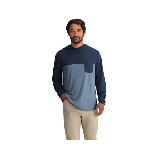 Free Fly Men's Bamboo Hybrid Sun Hoodie