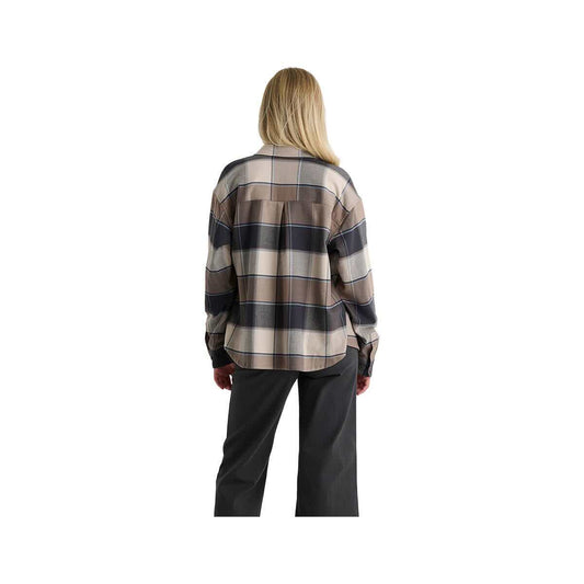 Free Fly Women's Seawool Long Sleeve Oversized Flannel Shirt