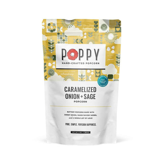 Poppy Caramelized Onion and Sage Popcorn