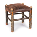 A Little Bit Country Amish Upholstered Foot Stool - Leather