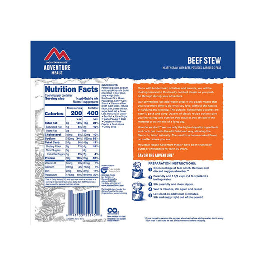 Beef Stew Instant Meal