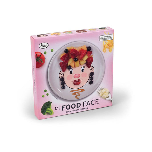 Fred & Friends Girl Food Face Plate