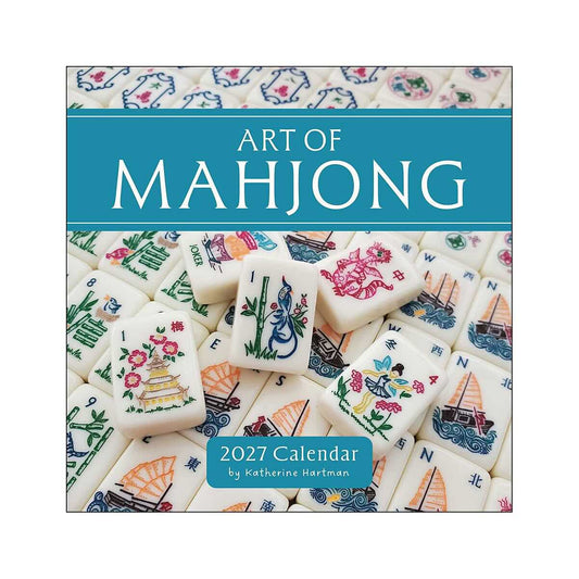 Simon And Schuster Art of Mahjong 2027 Wall Calendar