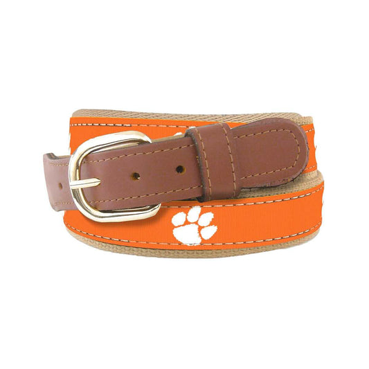 Zep Pro Clemson Tigers Men's Collegiate Woven Ribbon Belt