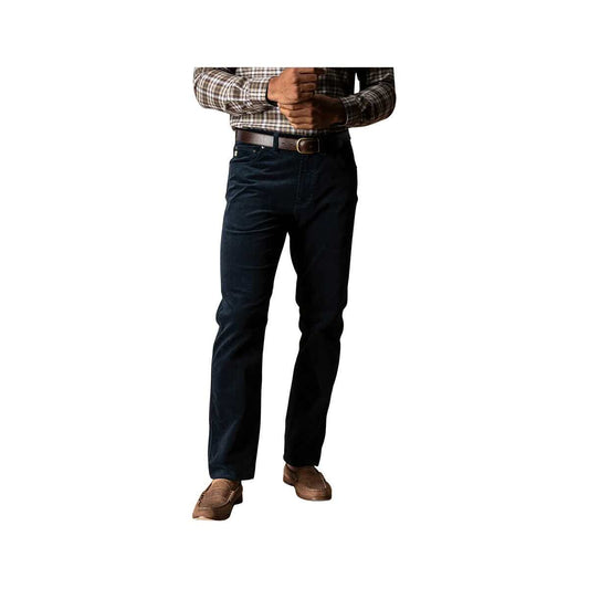 Duck Head Men's Holston Corduroy Five-Pocket Pants, Carbon Navy