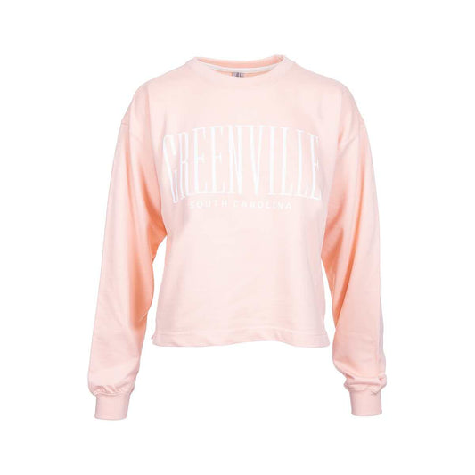 Bay Pointe Women's Greenville Tall French Terry Cropped Crew Sweatshirt