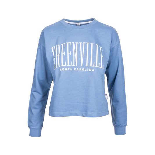 Bay Pointe Women's Greenville Tall French Terry Cropped Crew Sweatshirt