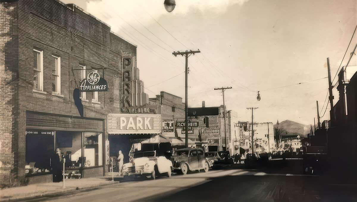 Downtown Waynesville in the late 1930s/early 1940s
