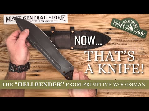 Primitive Woodsman Hellbender Knife Sd