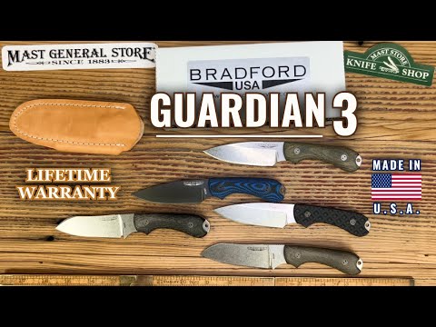 Bradford Knives Guardian 3 Knife - Nimbus Finish