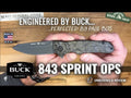 Buck Knives 843 Sprint Ops Knife